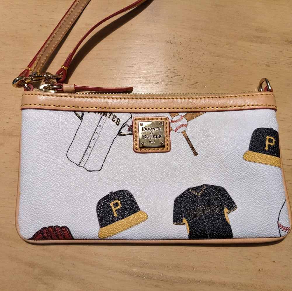Dooney and Bourke MLB Pirates Wristlet